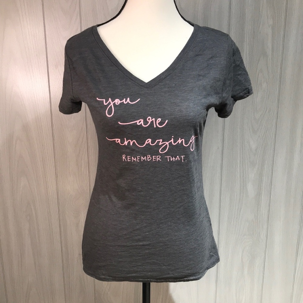bcg short sleeve shirt “you are amazing remember that.” Size medium
